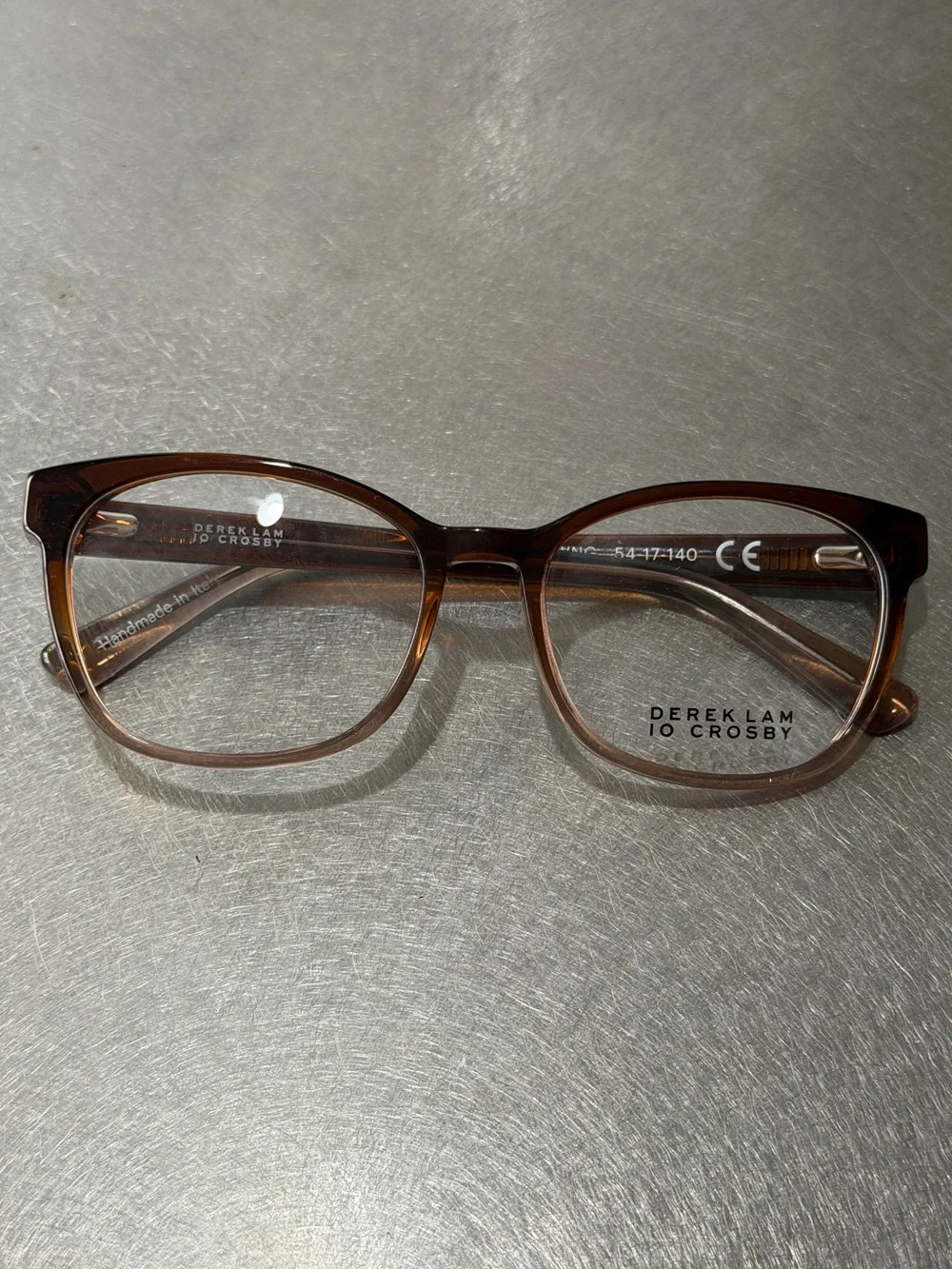 10 Crosby Derek Lam Brown gradient Women's AMIA Glasses 54-17-140, NWT